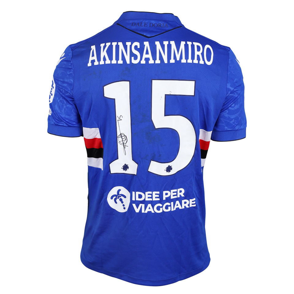 Ebenezer Akinsanmiro Sampdoria camisa.