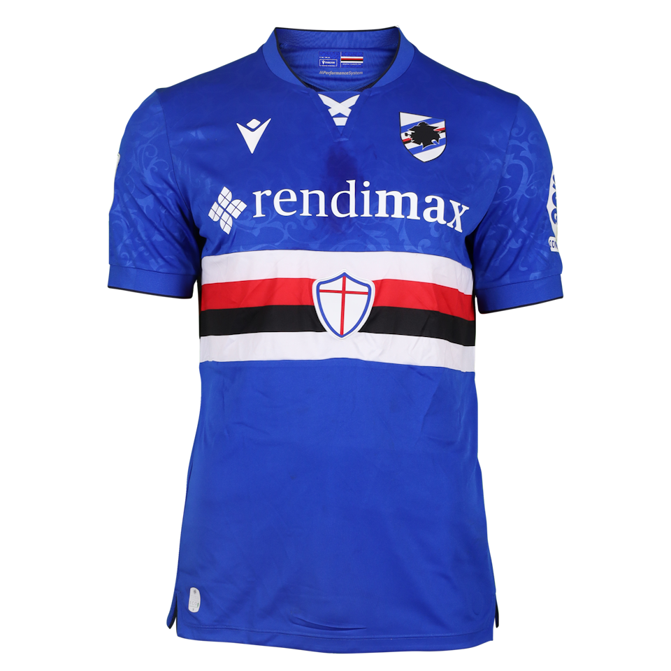 Ebenezer Akinsanmiro Sampdoria camisa.