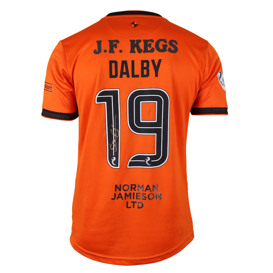 Sam Dalby Dundee United shirt