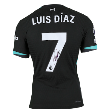 Luis Diaz ルイスディアス　サイン　リヴァプール2021/2022ユニフォーム　【証明書あり】Liverpool resizedcrop-