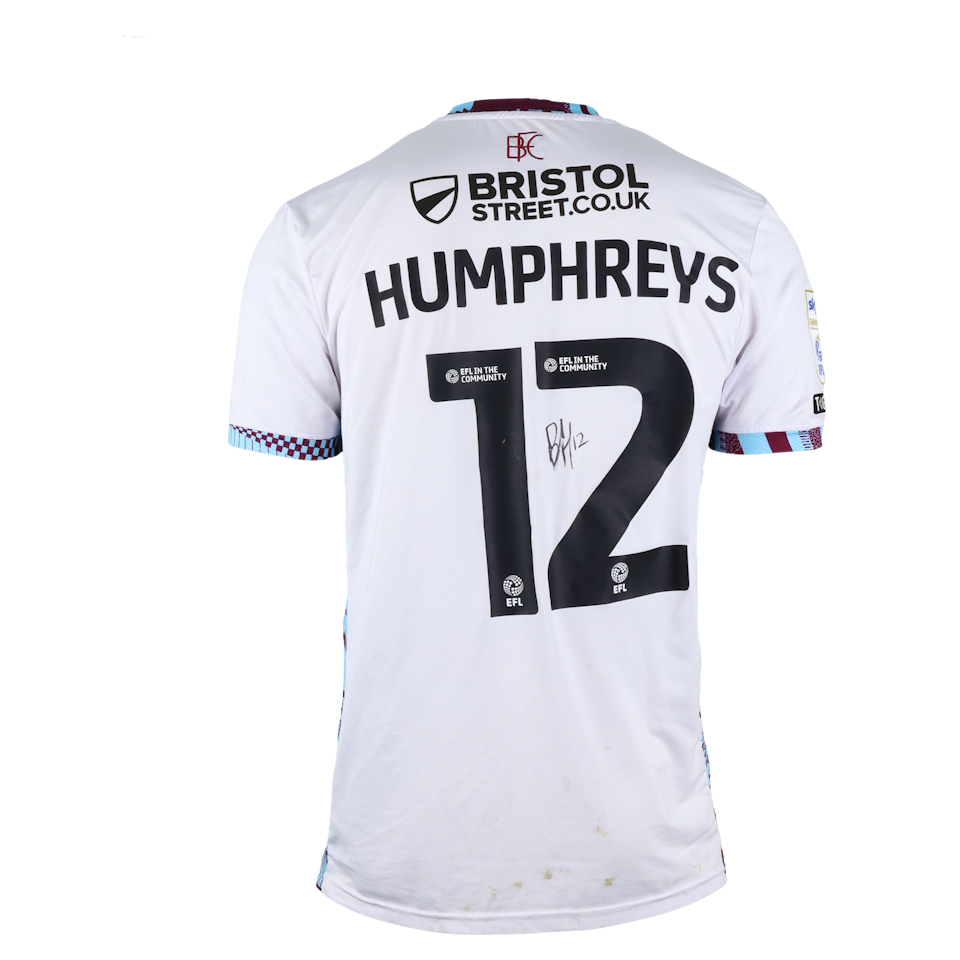 Bashir Humphreys Burnley shirt