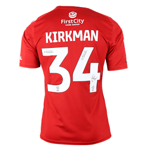 Billy Kirkman Swindon Town shirt