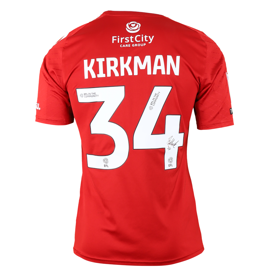 Billy Kirkman Swindon Town shirt