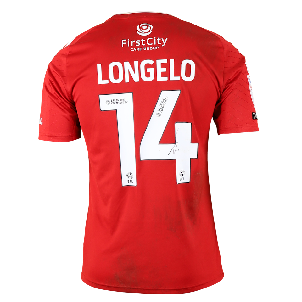 Rosaire Longelo-Mbule Swindon Town shirt