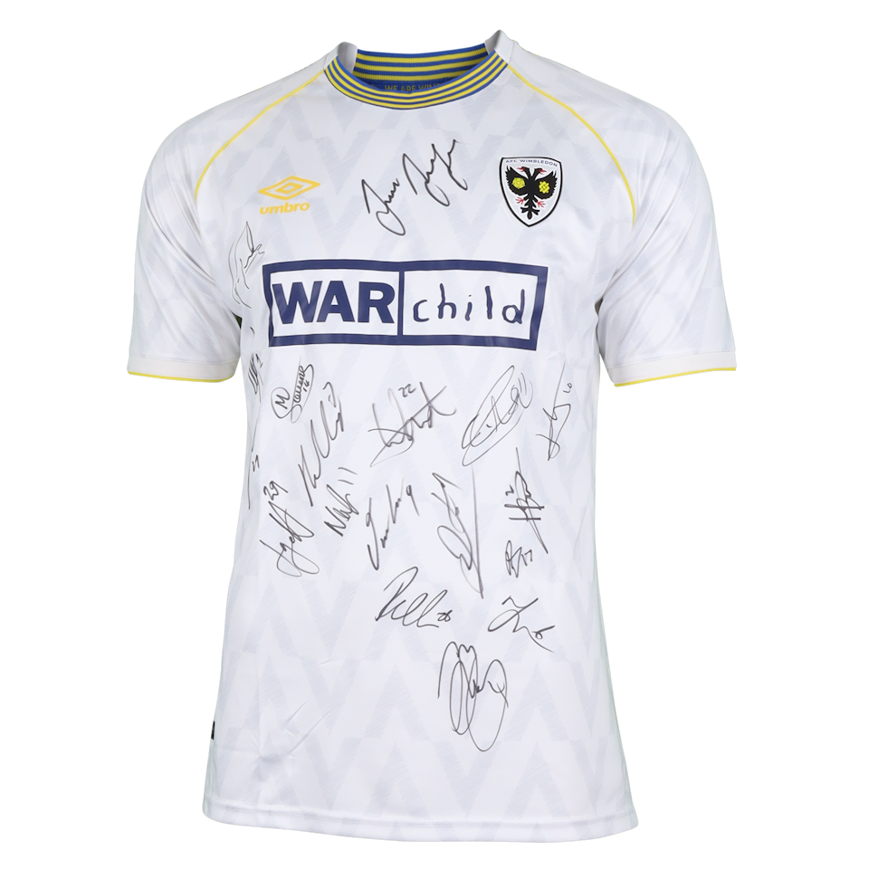 Squad Signed Shirt | AFC Wimbledon