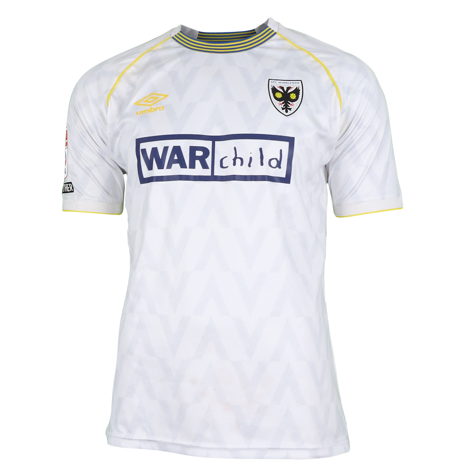 Romaine Sawyers AFC Wimbledon shirt