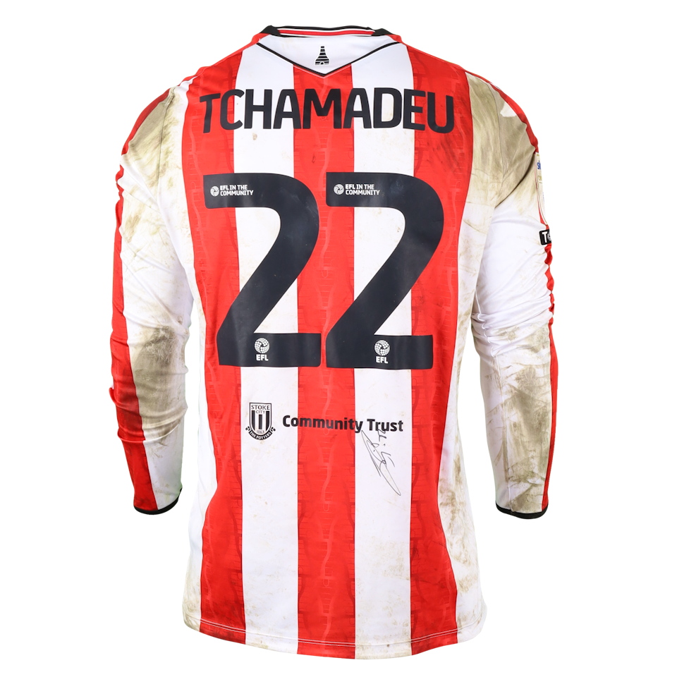 Junior Tchamadeu Stoke City shirt