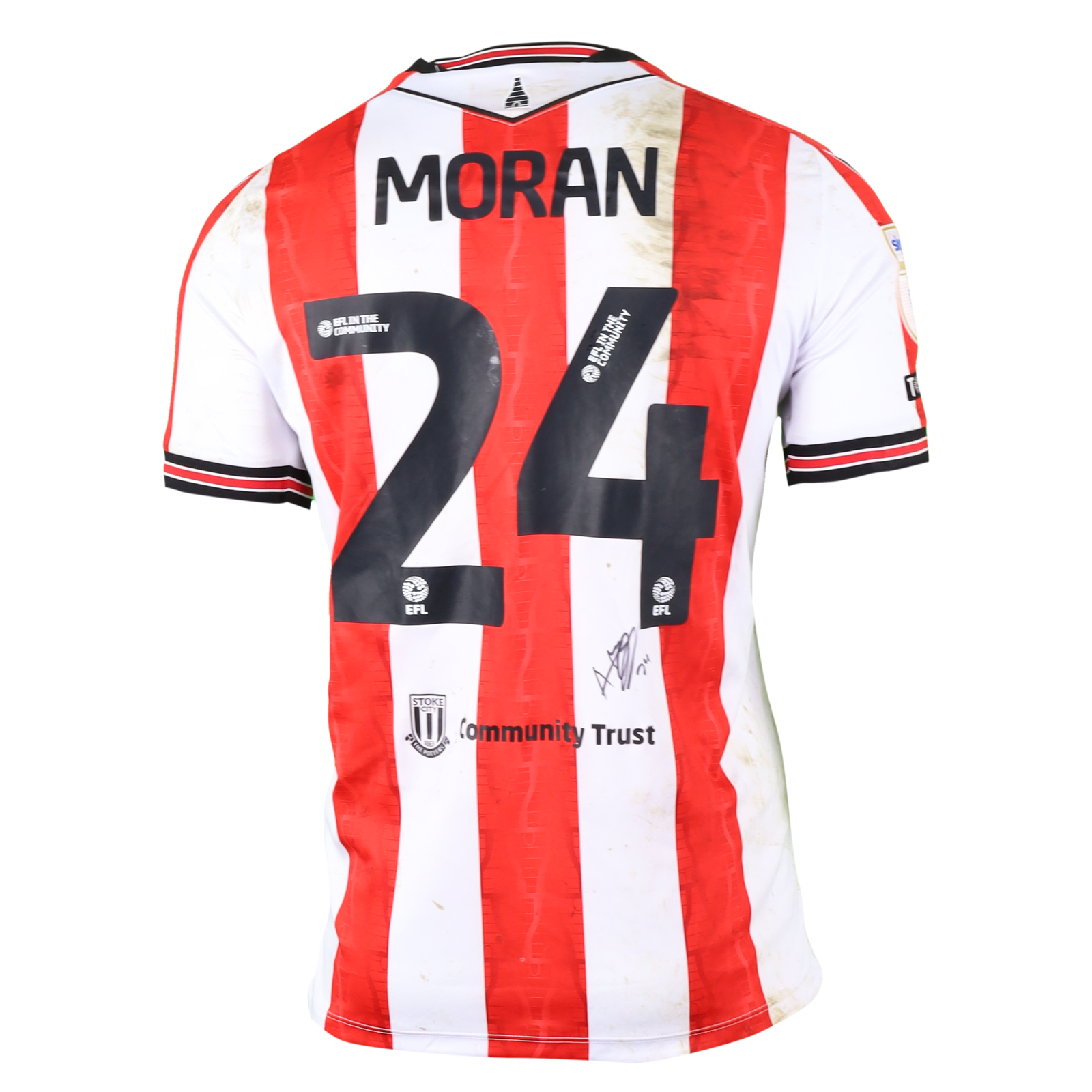 Andrew Moran Stoke City shirt