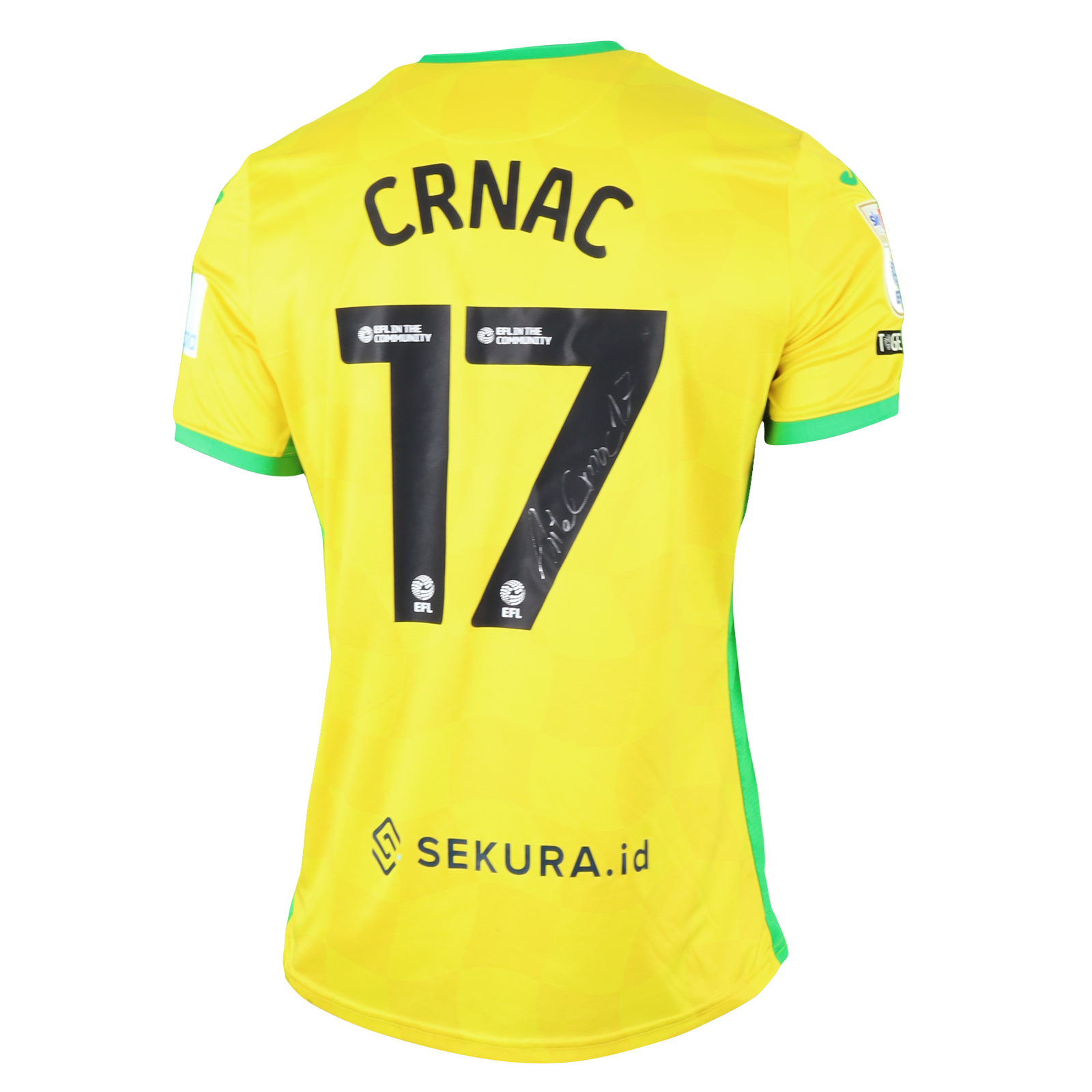 Ante Crnac Norwich City shirt