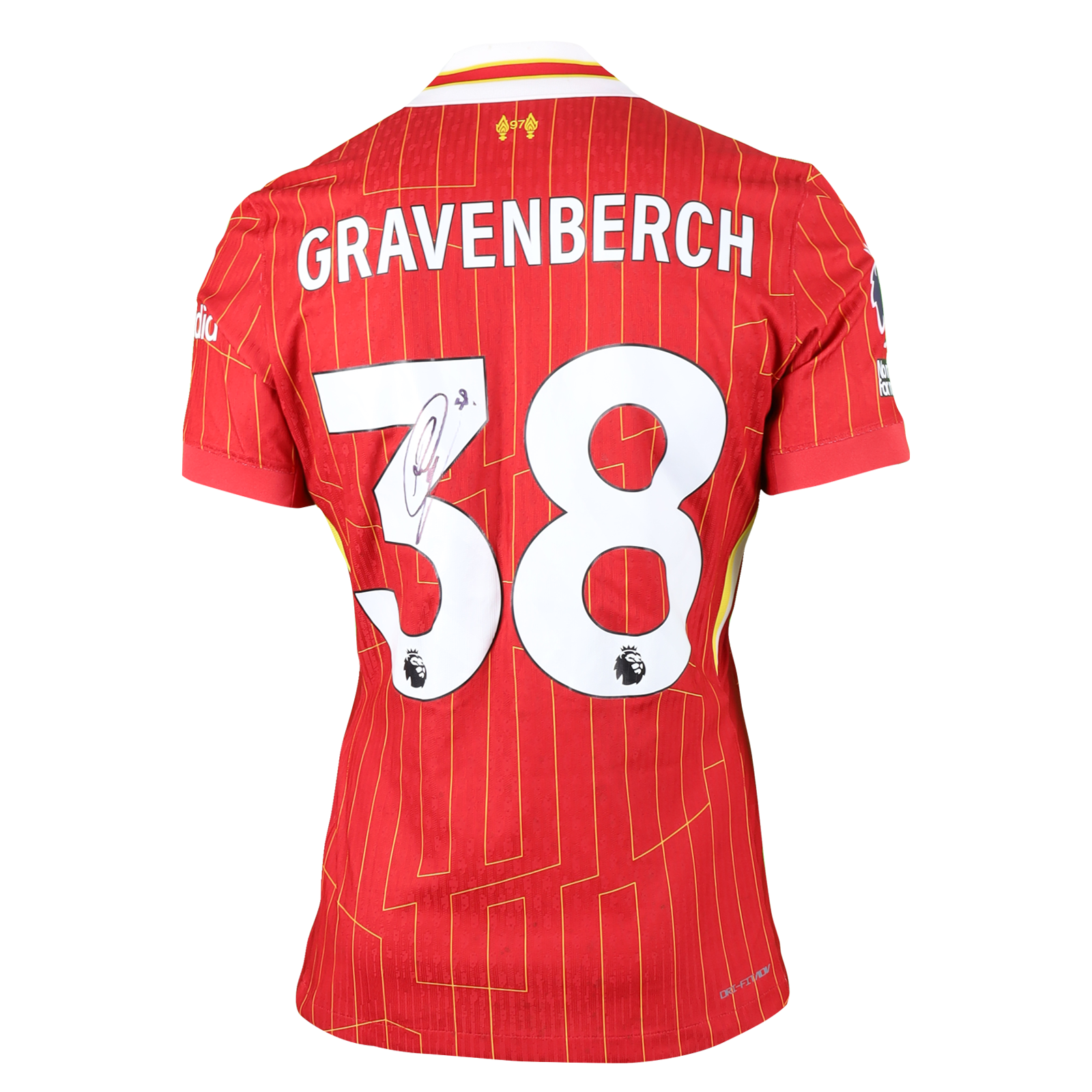Ryan Gravenberch Liverpool shirt