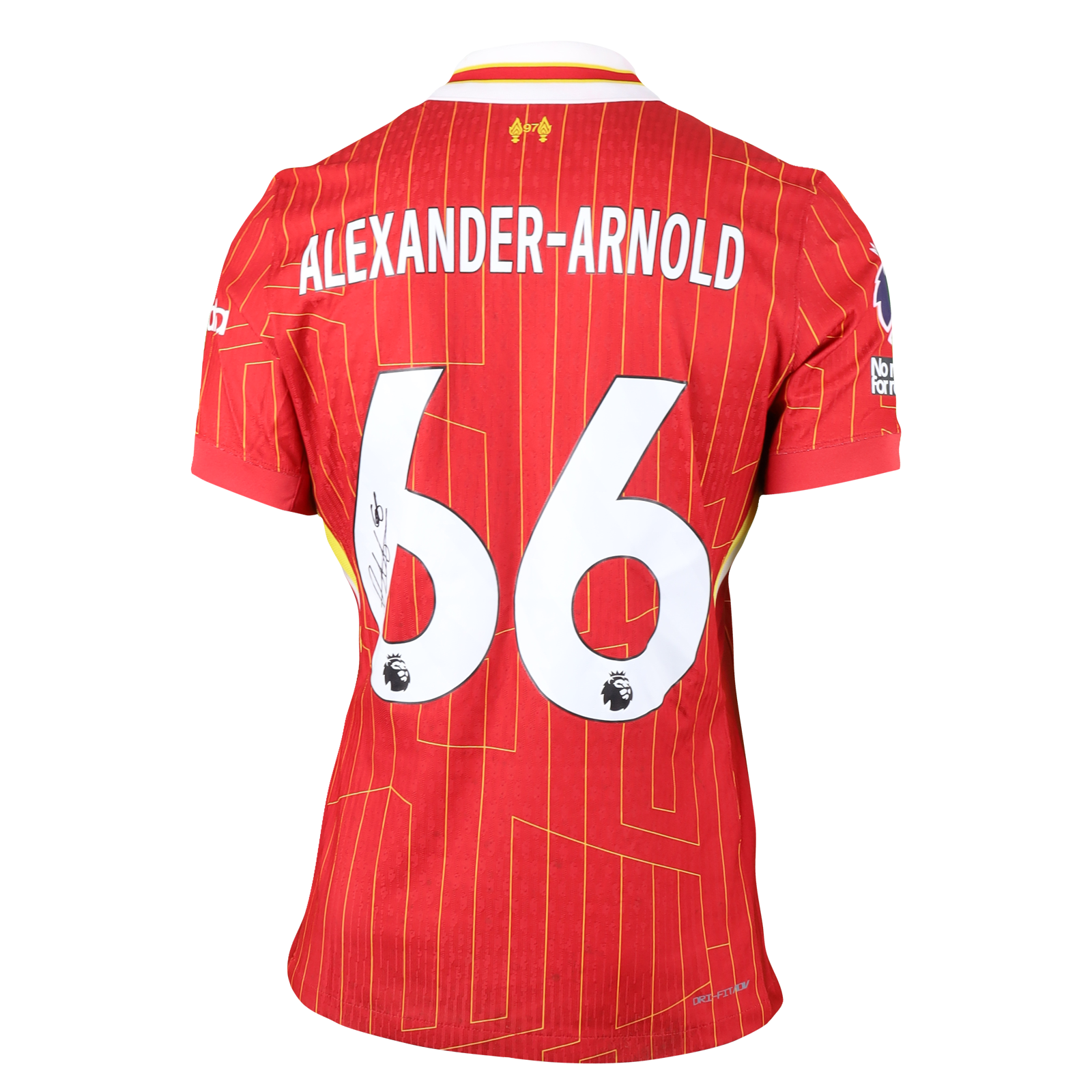 正規品　liverpool alexander arnold オーセンティック Amazon.com: Trent Alexander-Arnold Signed Liverpool 2021-22