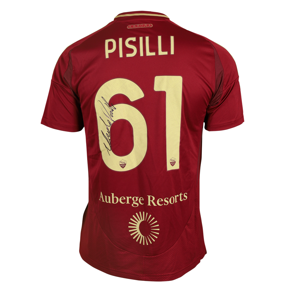 Niccolò Pisilli AS Roma shirt