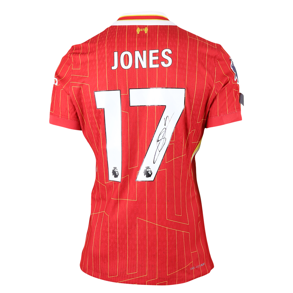 Curtis Jones Liverpool shirt