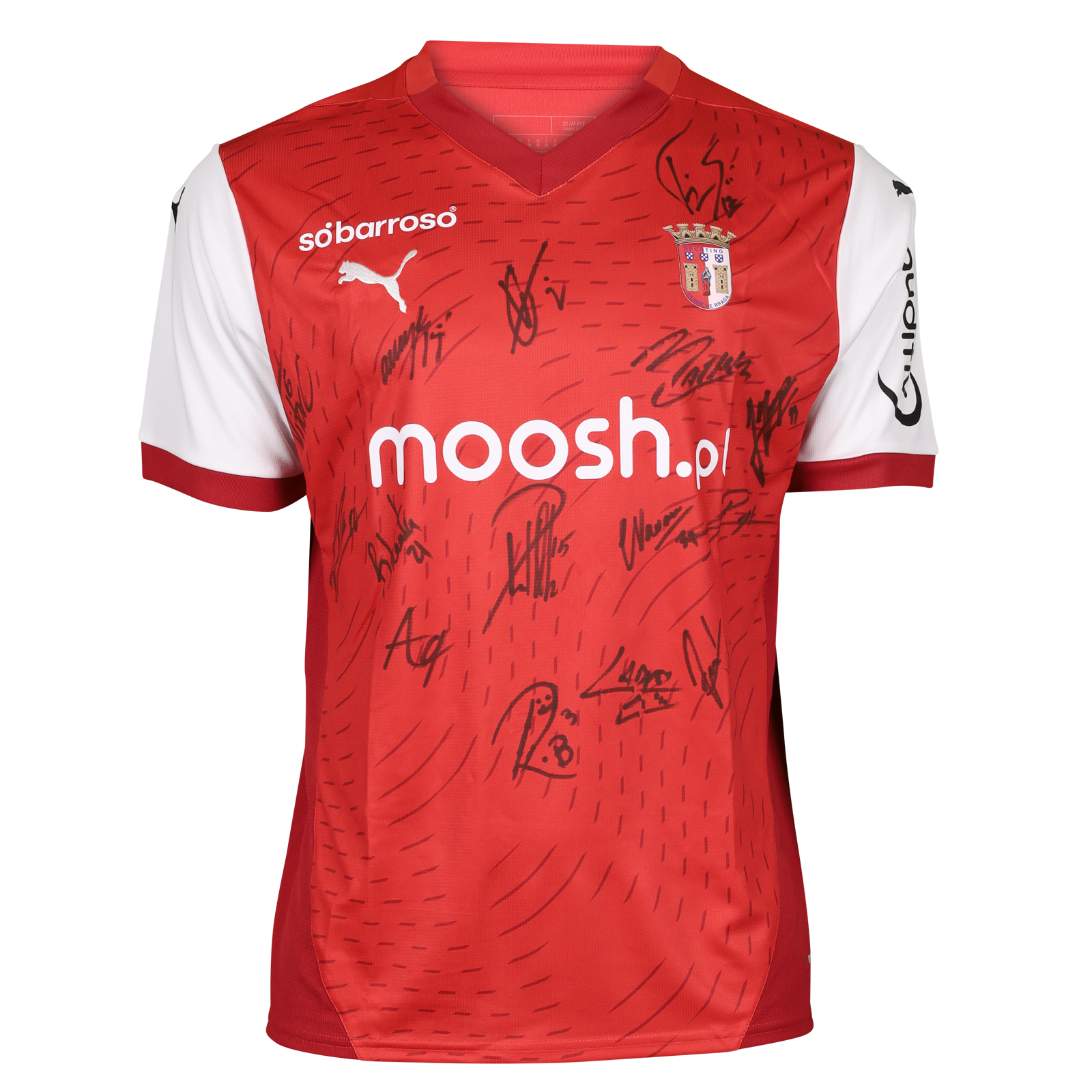 SC Braga - Squad Signed Shirt - 2024/2025 - Home - 3