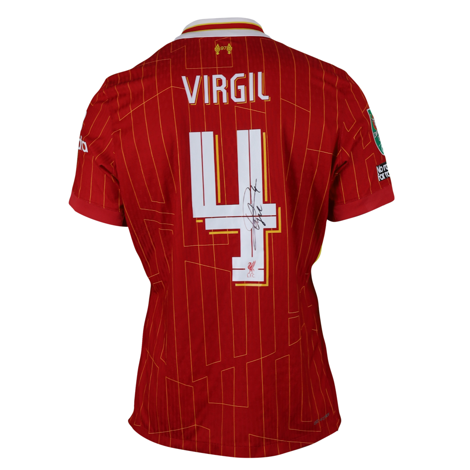 Virgil van Dijk Liverpool shirt