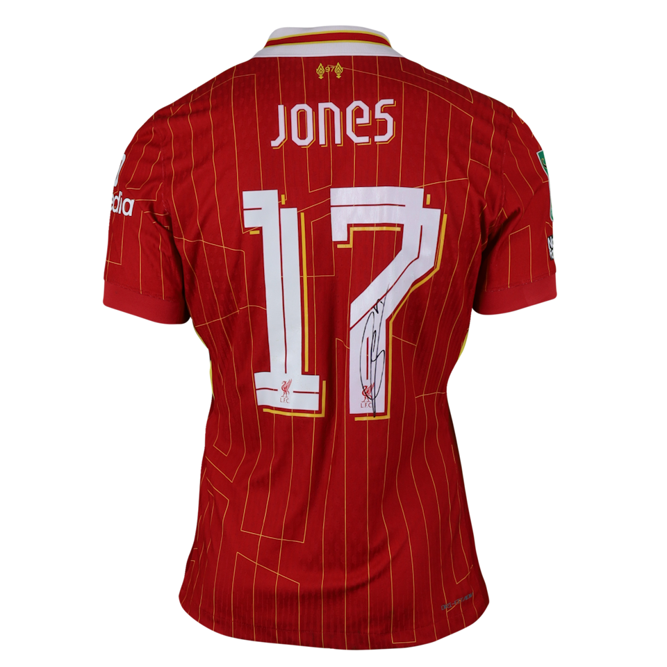 Curtis Jones Liverpool shirt