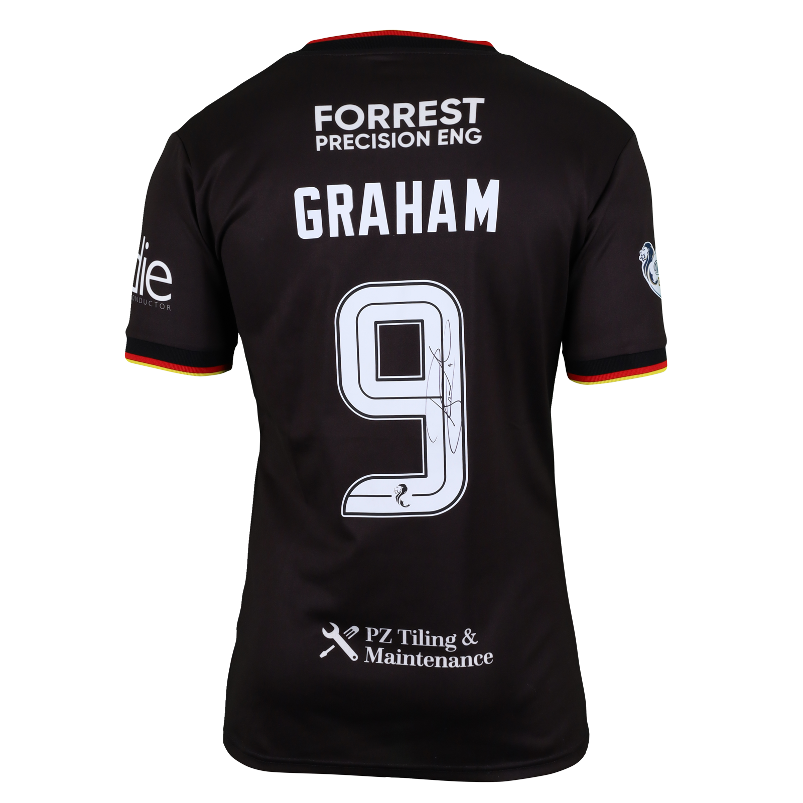 Brian Graham Partick Thistle shirt