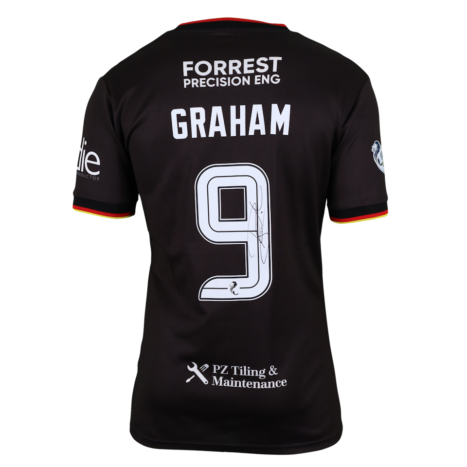 Brian Graham Partick Thistle shirt