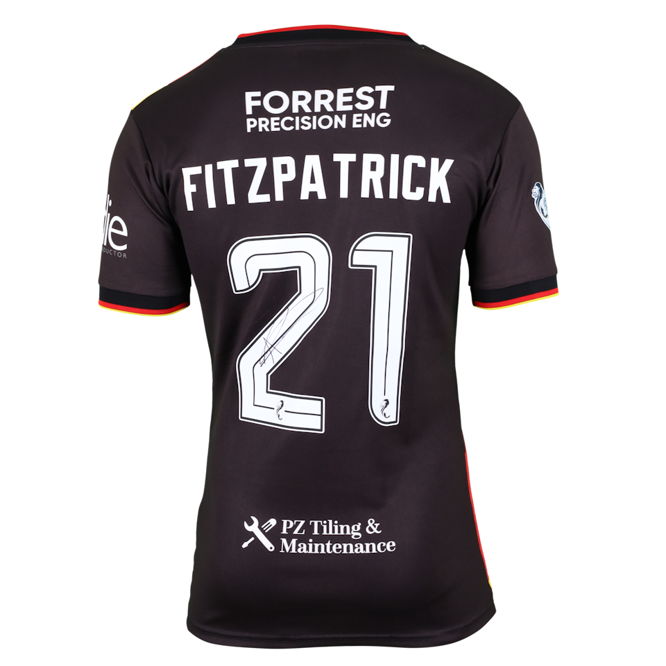 Aidan Fitzpatrick Partick Thistle shirt