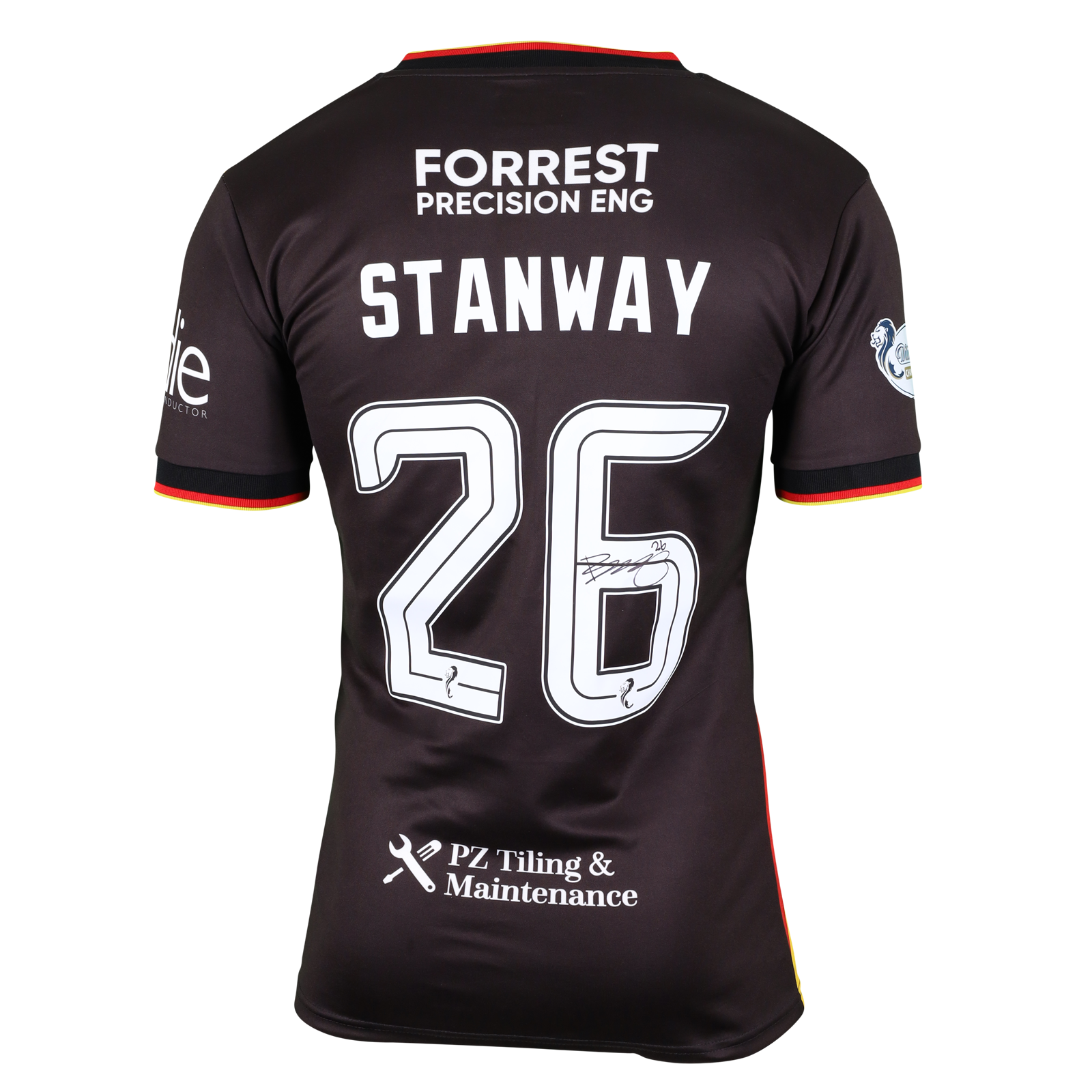 Ben Stanway Partick Thistle shirt