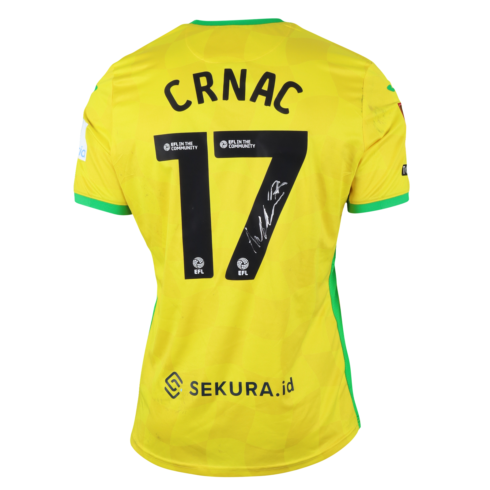 Ante Crnac Norwich City shirt