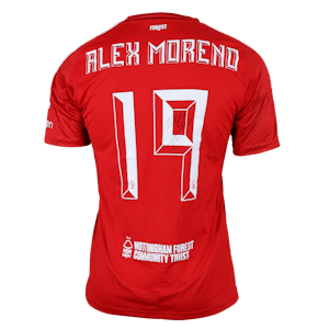 Alex Moreno  Nottingham Forest shirt