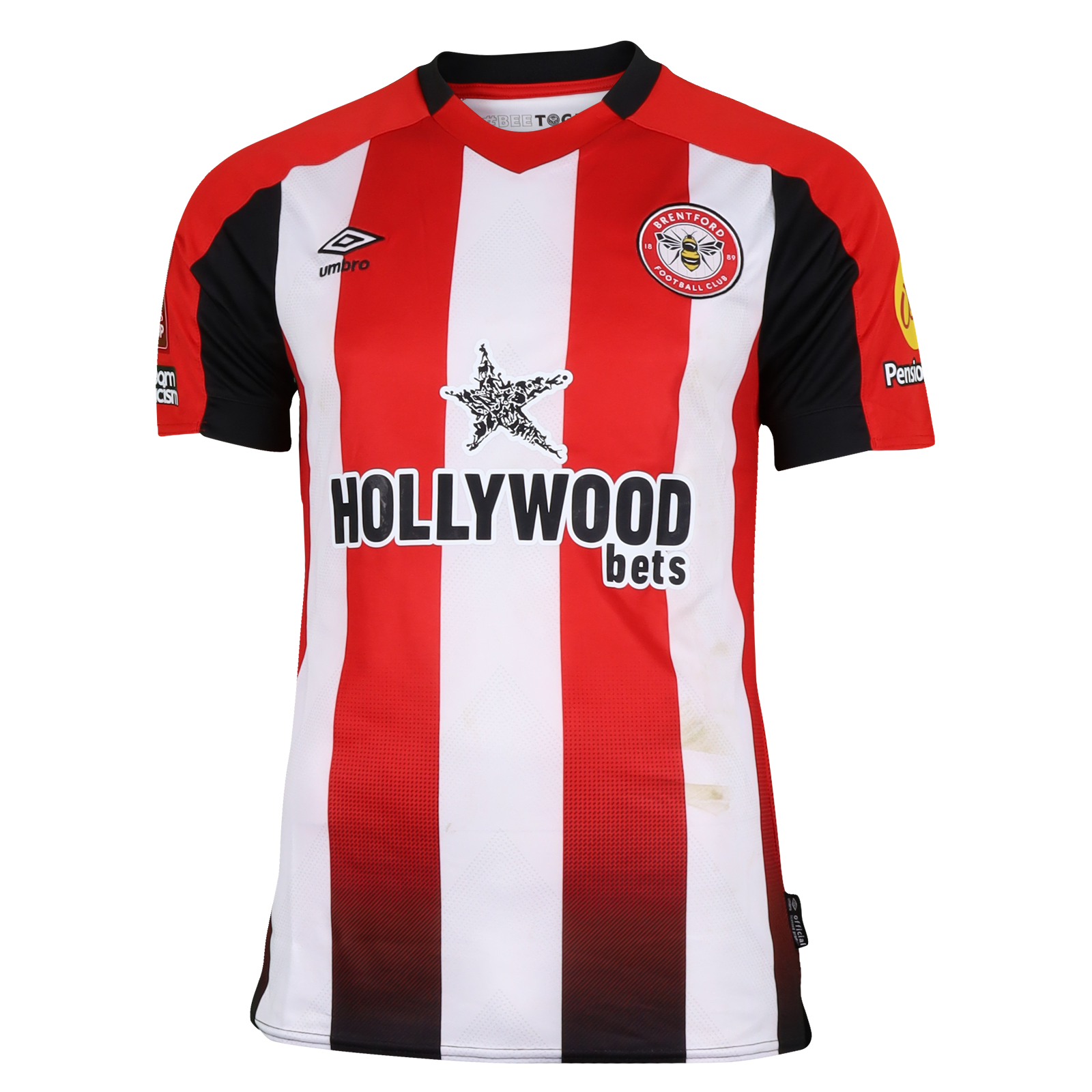 Bryan Mbeumo Brentford shirt