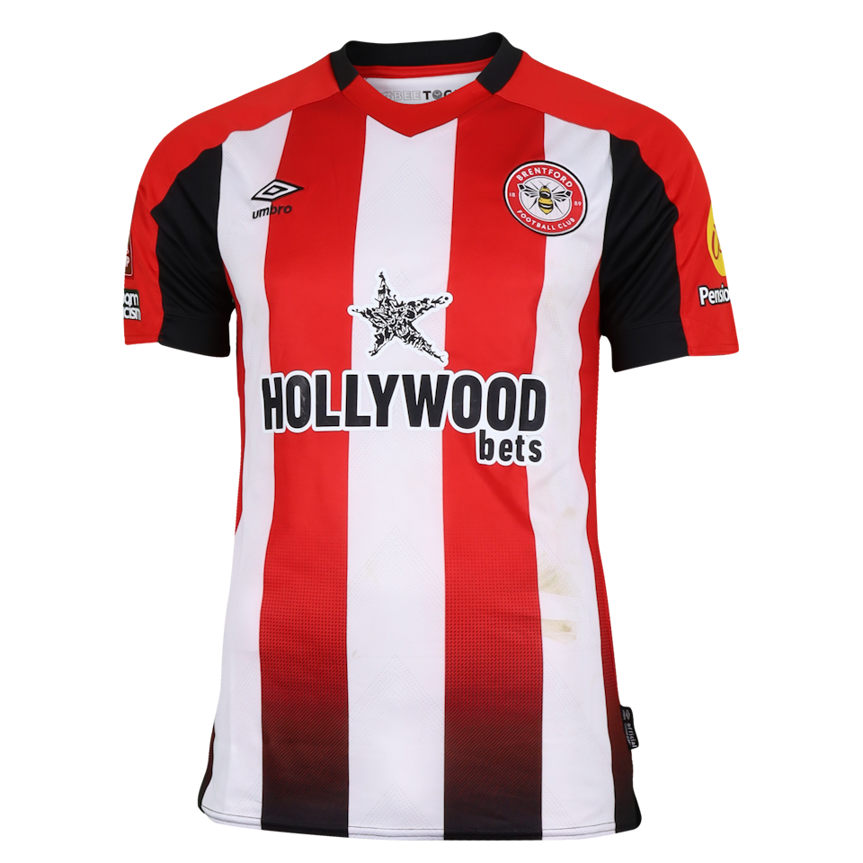 Bryan Mbeumo Brentford shirt