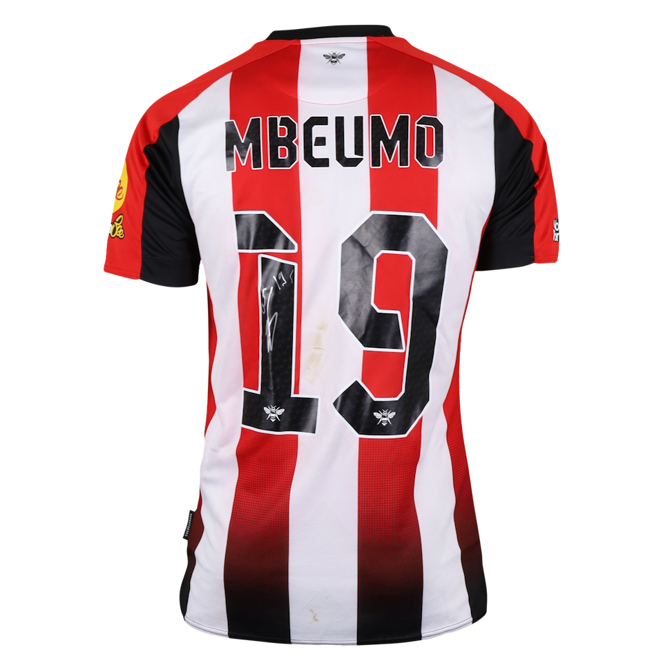 Bryan Mbeumo Brentford shirt