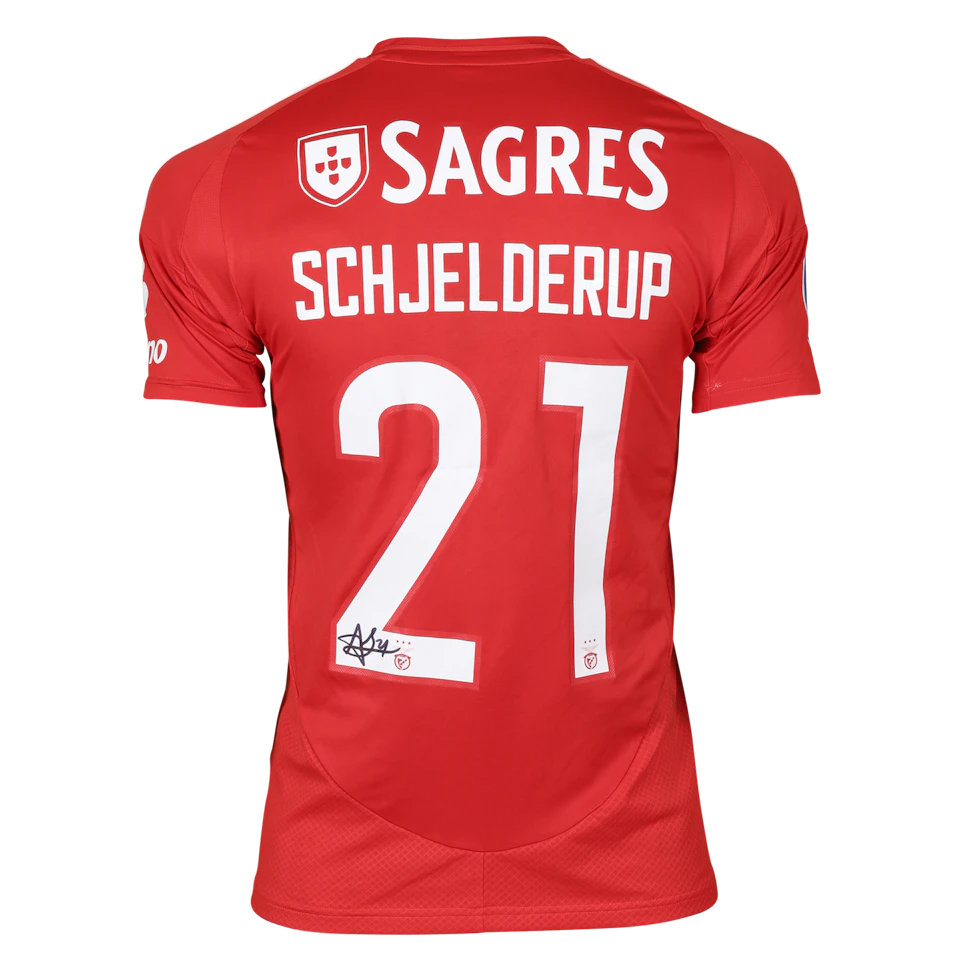 来自SL Benfica的Andreas Schjelderup球衣