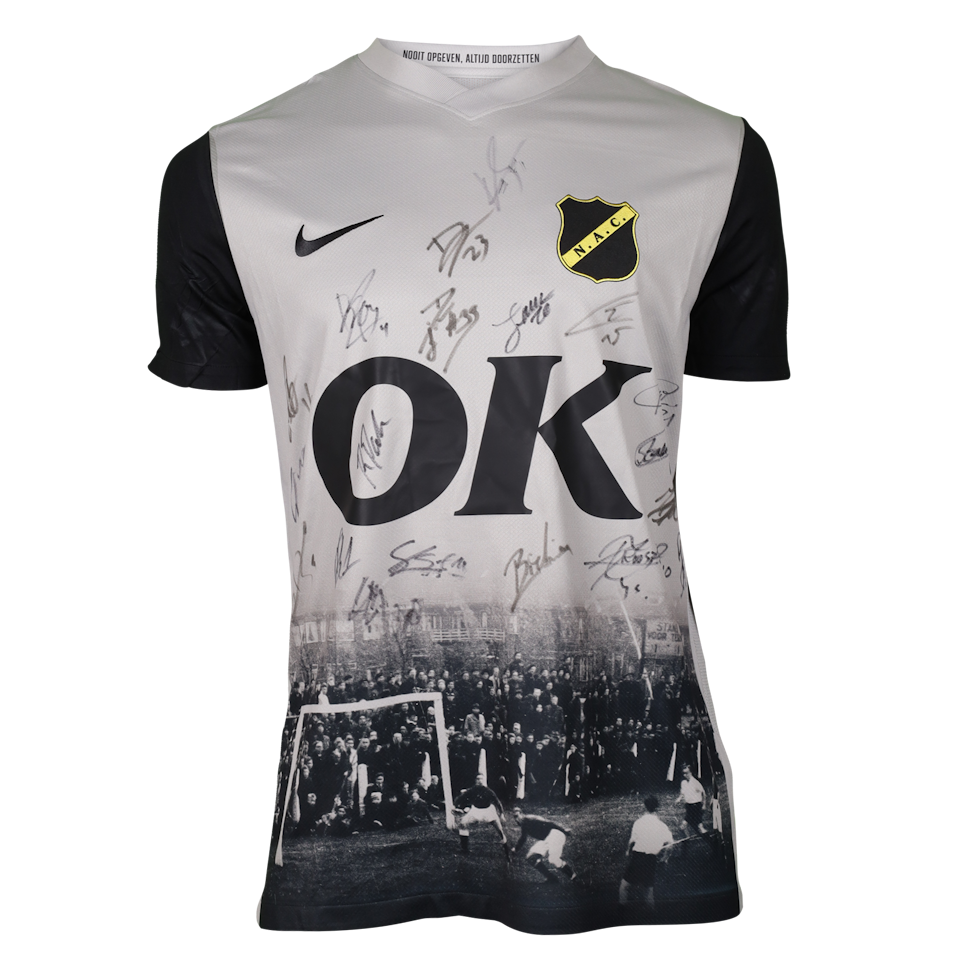 Squad Signed Shirt NAC Breda