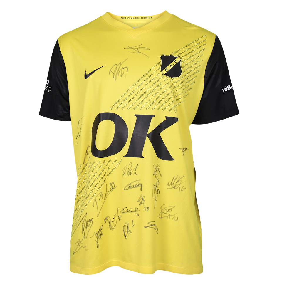 Squad Signed Shirt NAC Breda