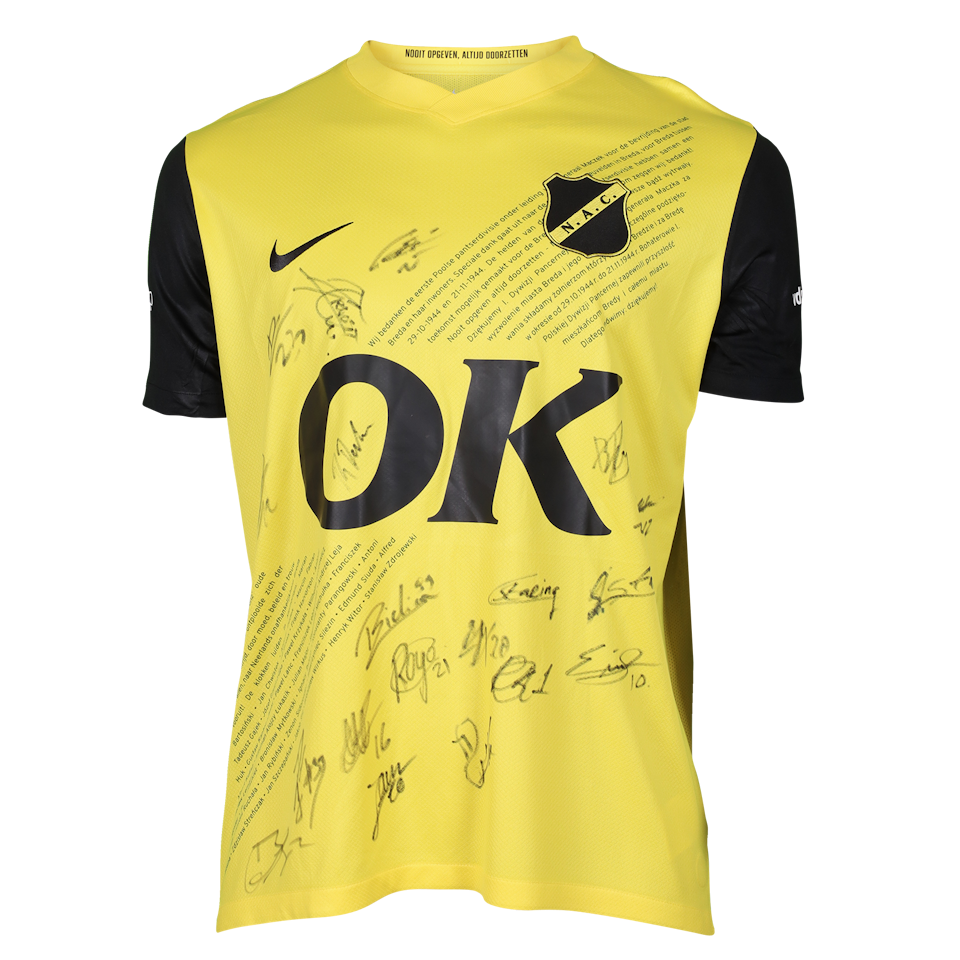Squad Signed Shirt NAC Breda