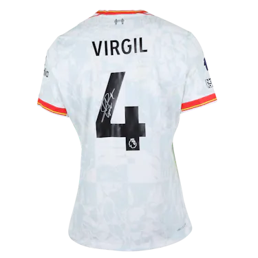 Virgil van Dijk Liverpool shirt