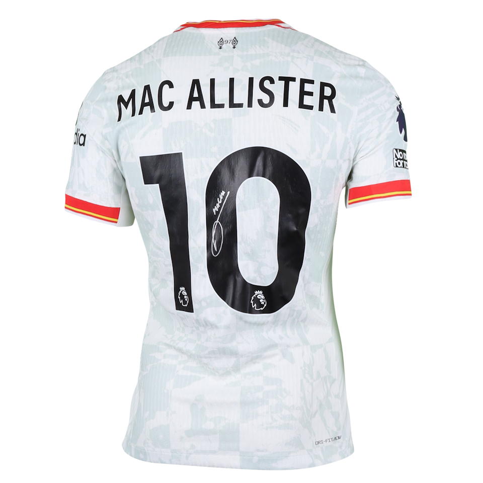 Alexis Mac Allister Liverpool shirt