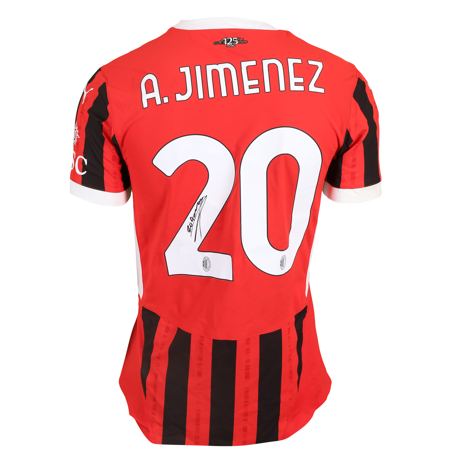 Alejandro Jiménez AC Milan shirt