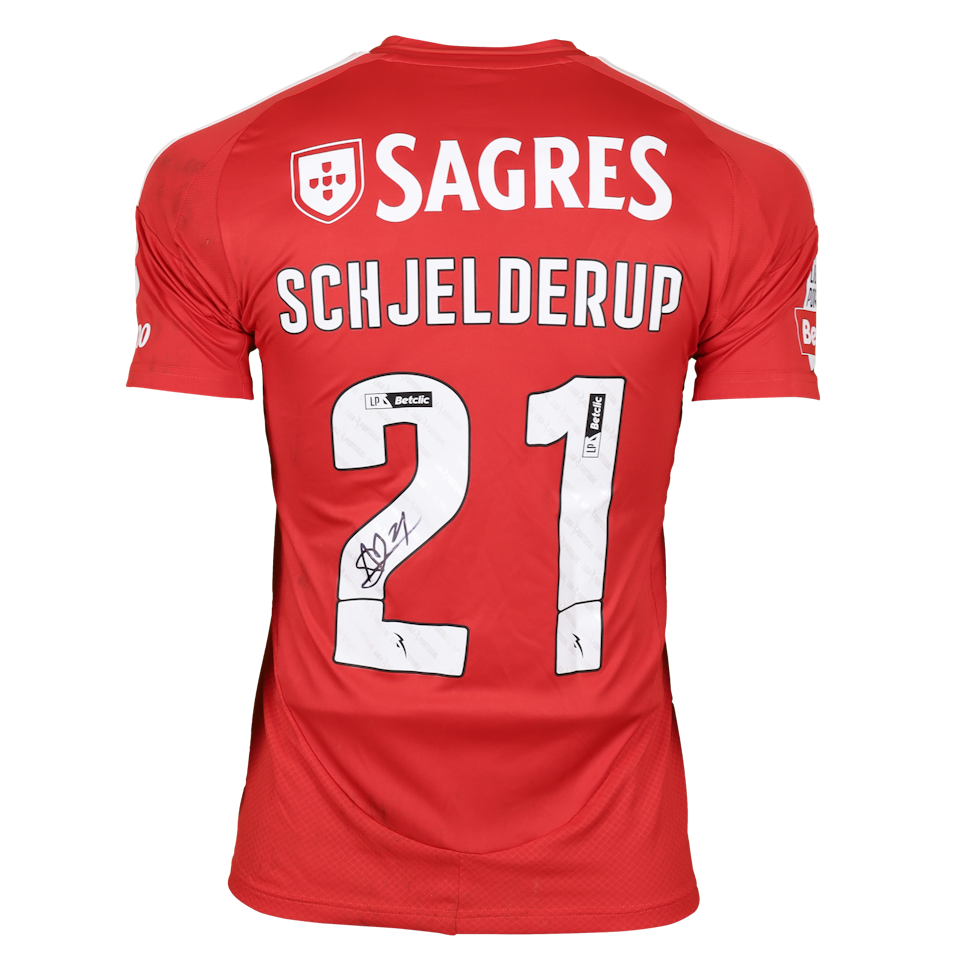 Andreas Schjelderup SL Benfica shirt