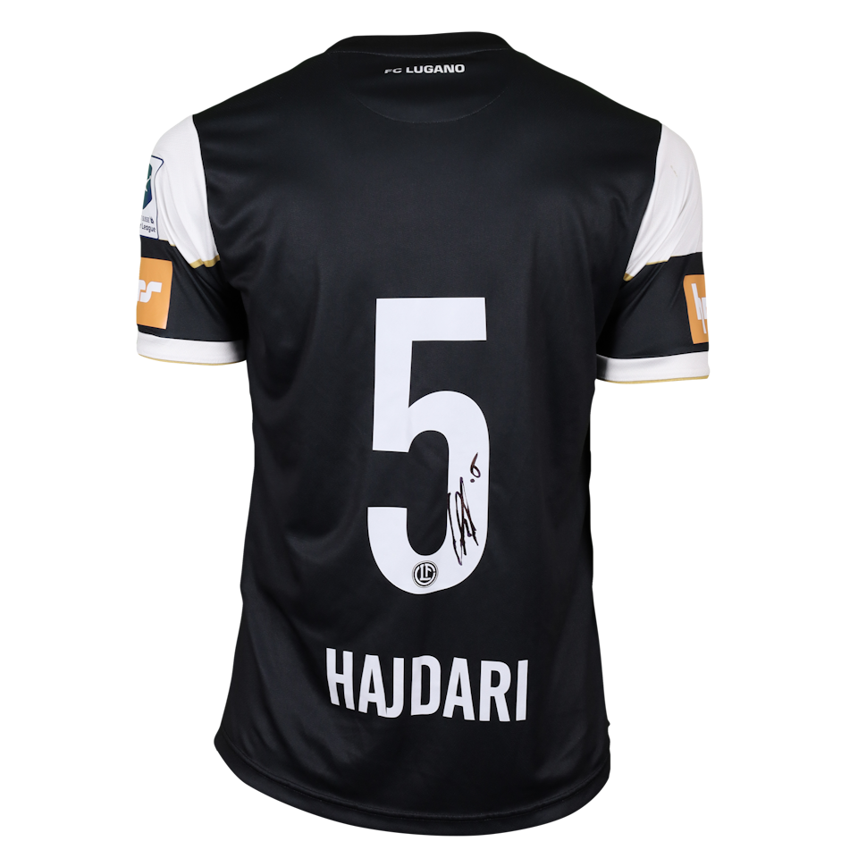 Albian Hajdari FC Lugano shirt
