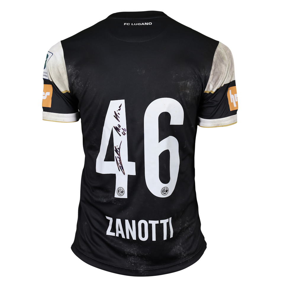 Mattia Zanotti FC Lugano jersey