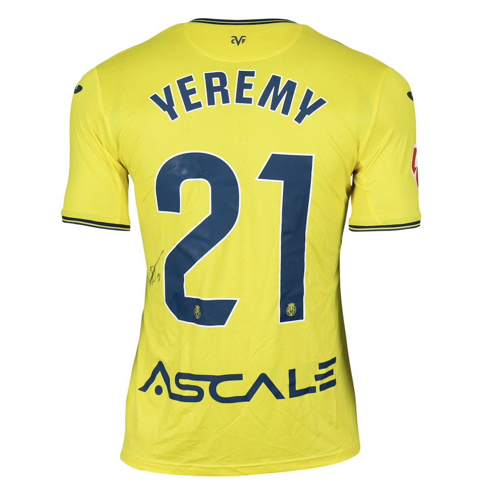 Camisola de Yeremy Pino, Villarreal CF