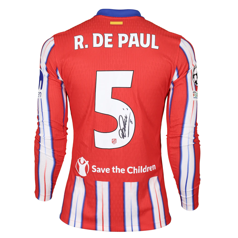 来自Atlético de Madrid的Rodrigo de Paul球衣