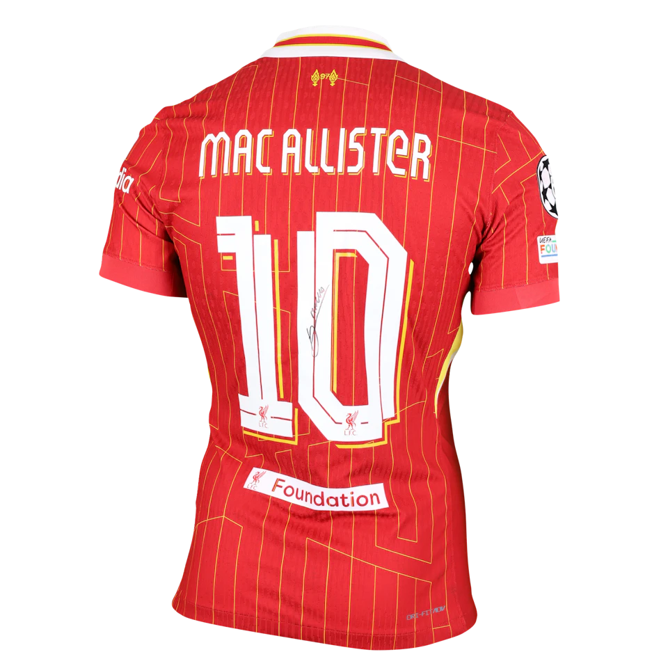 Alexis Mac Allister Liverpool shirt