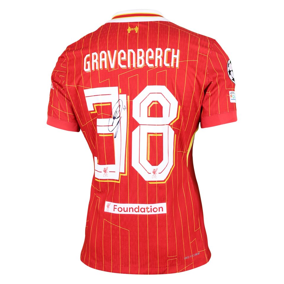 Ryan Gravenberch Liverpool shirt