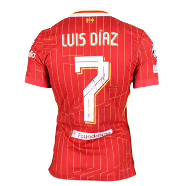 来自Liverpool的Luis Díaz球衣