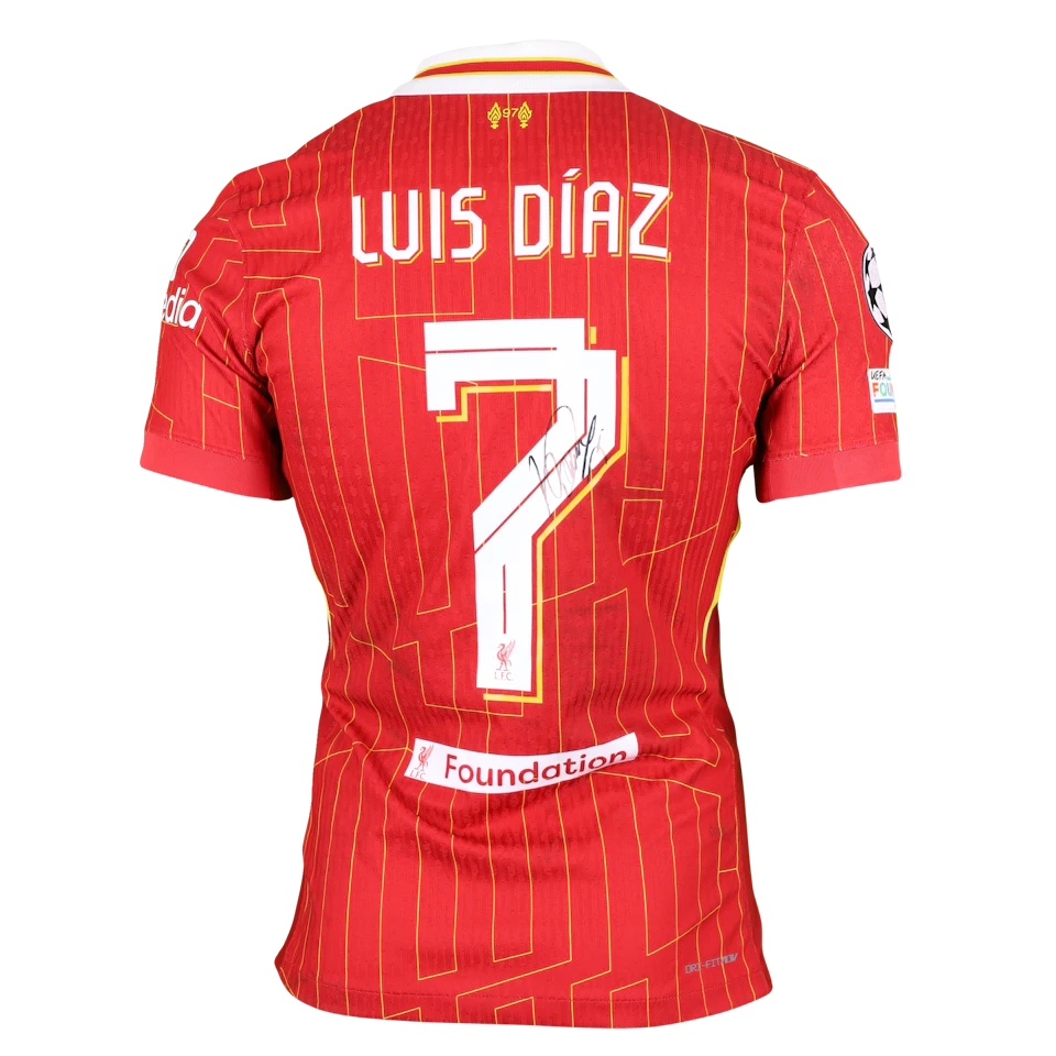 来自Liverpool的Luis Díaz球衣