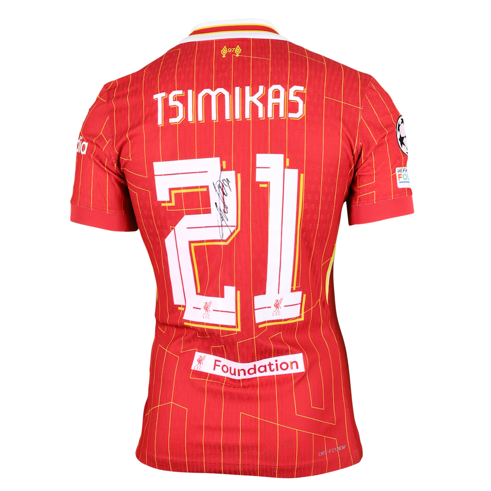 Konstantinos Tsimikas Liverpool shirt