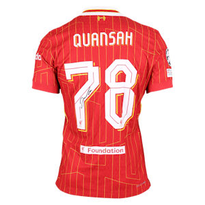 Jarell Quansah Liverpool shirt