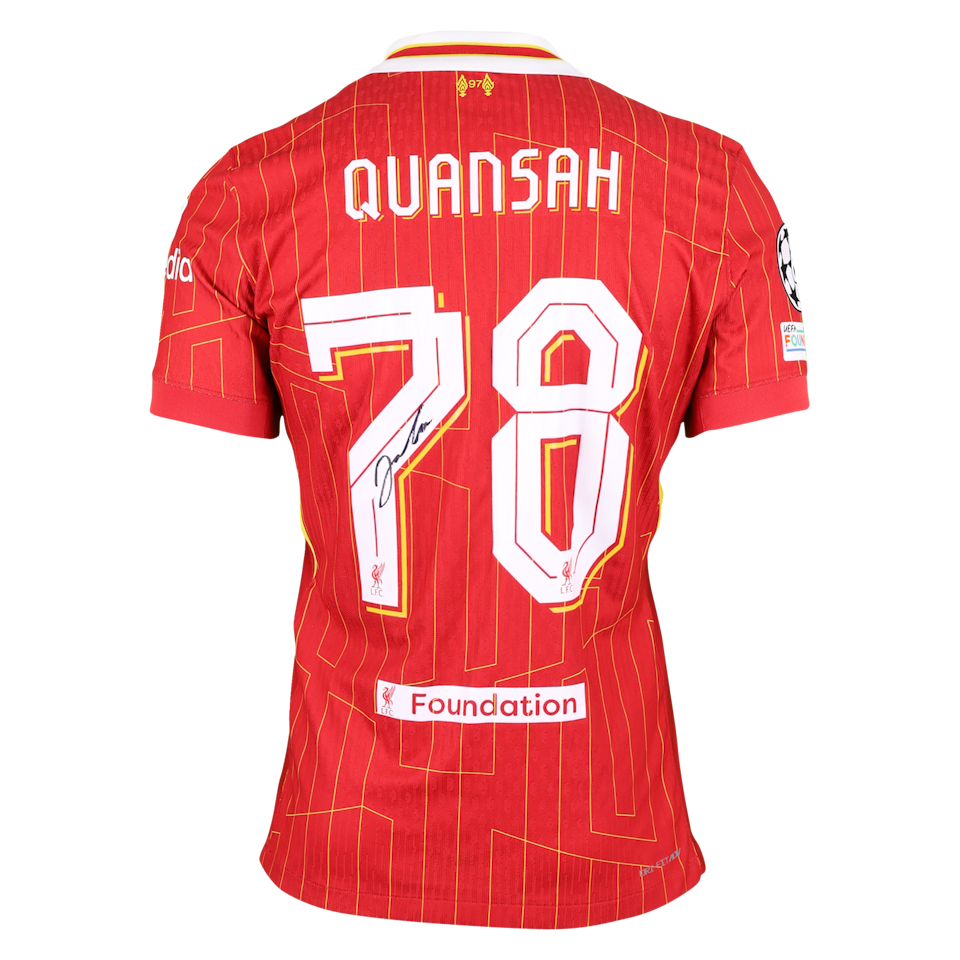 Jarell Quansah Liverpool shirt