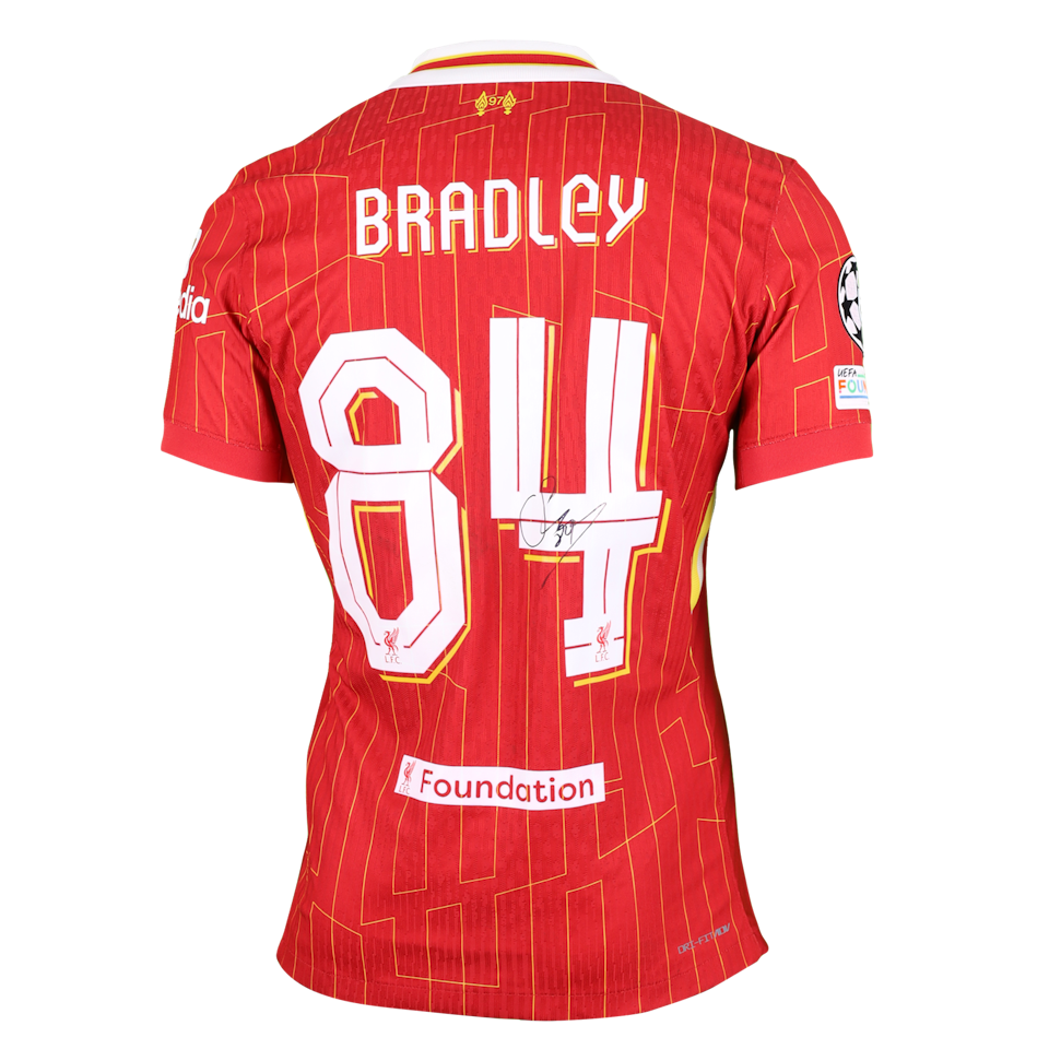 Conor Bradley Liverpool shirt