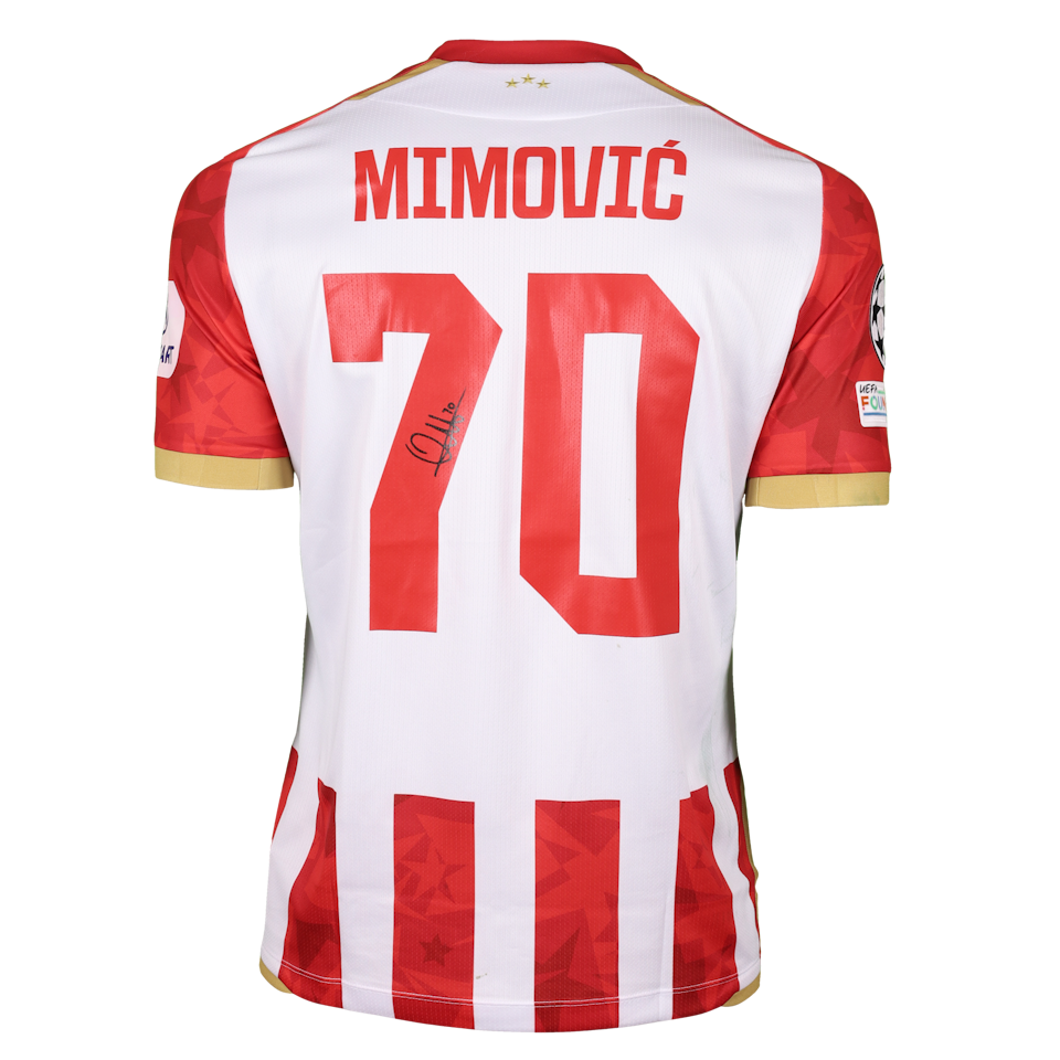 Ognjen Mimović FK Crvena zvezda shirt
